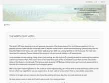 Tablet Screenshot of northcliffhotel.co.uk
